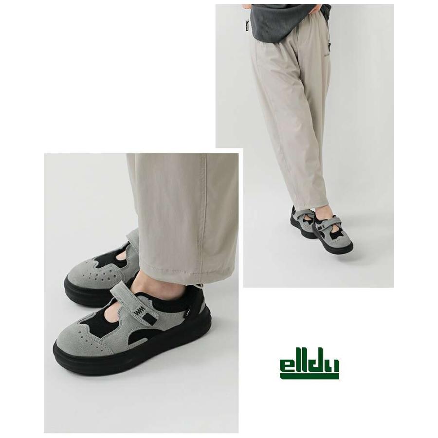 エルドゥ elldu バックヤード スエードアッパー スニーカー Back