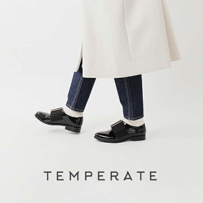 TEMPERATE（テンパレイト） TEMPERATE OXFORD ゴムベルト スリッポン
