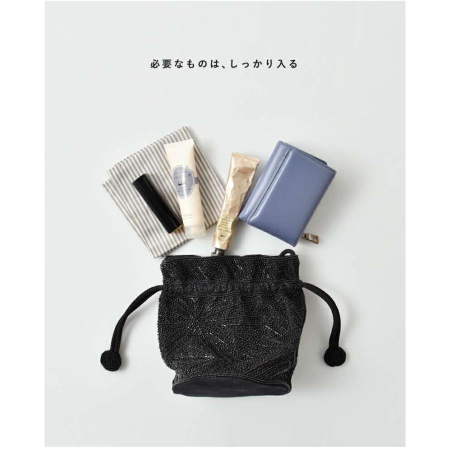 ミィ様　５点おまとめ　ジャガードマルシェバッグ　巾着袋 プリス マルシェシリーズ ドローストリングバッグ （ 洗える 手編み