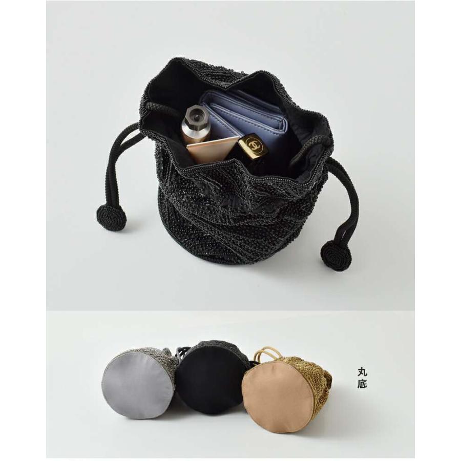 ビーズバッグ　ヴィンテージ　巾着　ポシェット　ショルダーバッグ　パーティーバッグ MARCHER（マルシェ） 巾着 ビーズ ショルダー バッグ beads-shoulder3