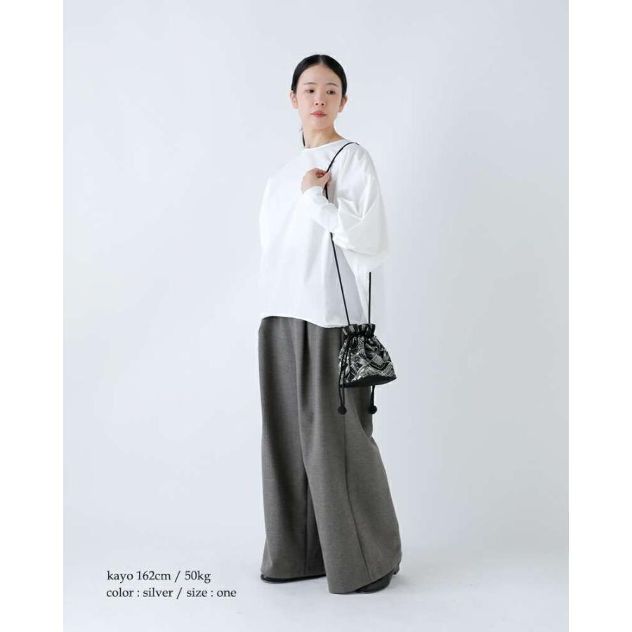 MARCHER（マルシェ） 巾着 ビーズ ショルダー バッグ beads-shoulder 