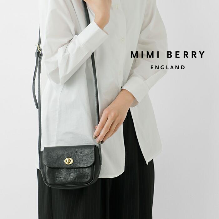 Mimi（ミミ） グレイニー ベジタブル タンニンレザー ショルダーバッグ