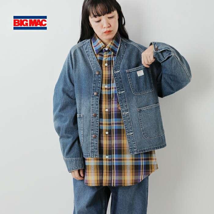 ビッグサイズ 雰囲気◎ 60s BIG MAC デニム ワークジャケット BIG MAC 60s USA製 デニムワークジャケット デニムジャケット