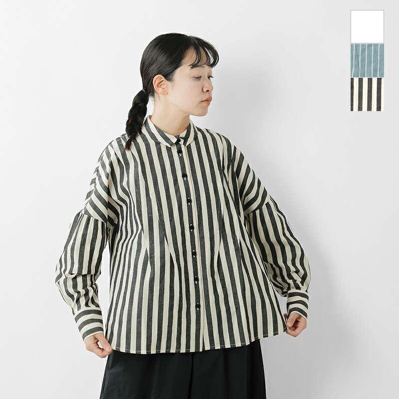 30%OFF】マガリ MAGALI コットン タック ショルダー ブラウス bl256  