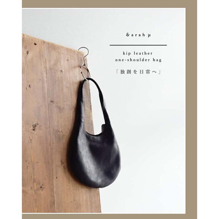 Sarah μ サラミュー キップレザー ワンショルダー バッグ bn-006