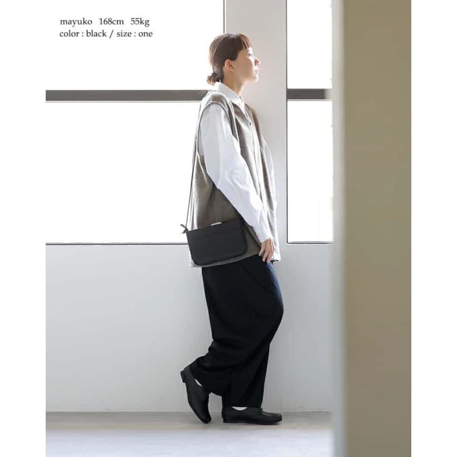 Sarah μ サラミュー 撥水加工 ステアレザー ミニショルダー バッグ bn