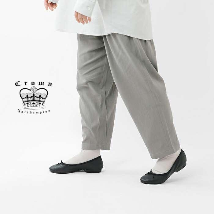 CROWN JAZZ クラウン CROWN レザー リボン バレエシューズ bow-ballet