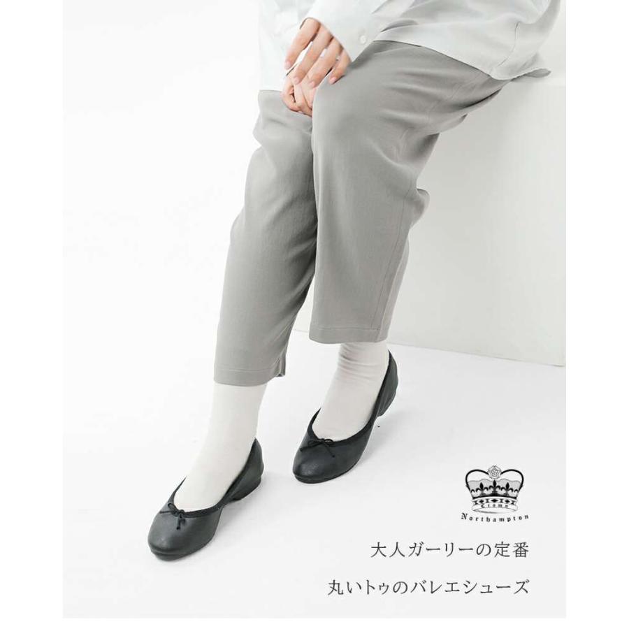 CROWN JAZZ クラウン CROWN レザー リボン バレエシューズ bow-ballet