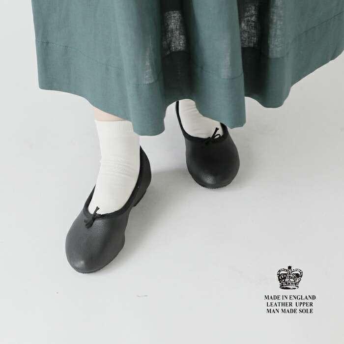 CROWN JAZZ クラウン レザー リボン フラット シューズ bow