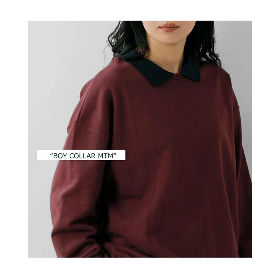 CONICHIWA bonjour コンニチハ ボンジュール  ボーイカラー スウェット プルオーバー “BOY COLLAR MTM” boy-collar-mtm レディース 2025aw新作  クーポン対象 セール【30%OFF】CONICHIWA bonjour コンニチハ ボンジュール ボーイ