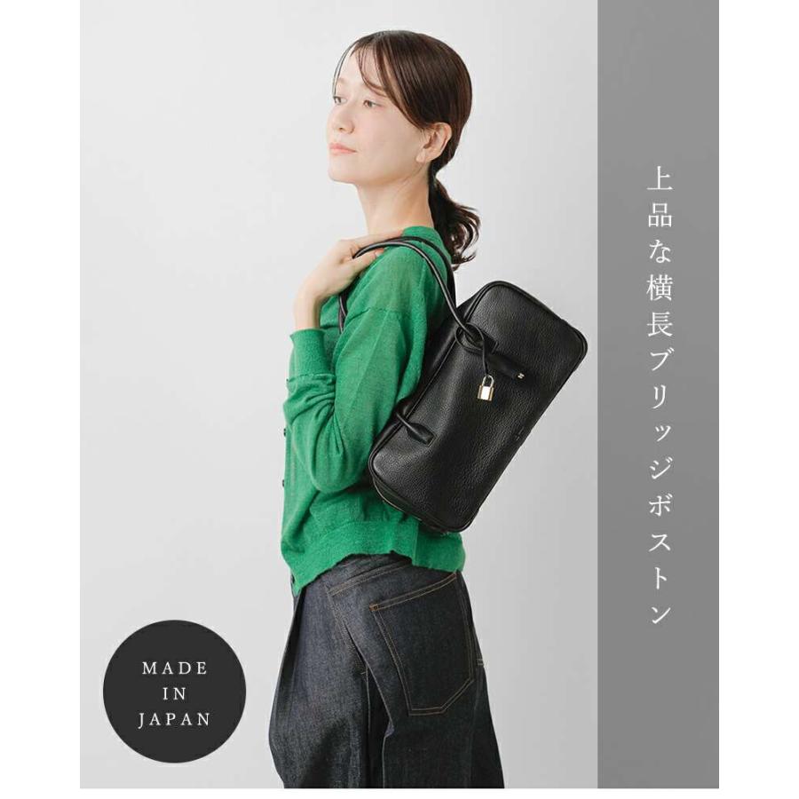 mononogu（モノノグ） レザー ブリッジ ランドスケープ ボストンバッグ