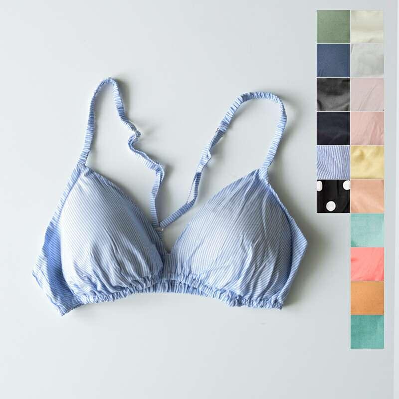 TESHIKI テシキ アンダーウェア コットンノンワイヤーブラ bra-teshiki