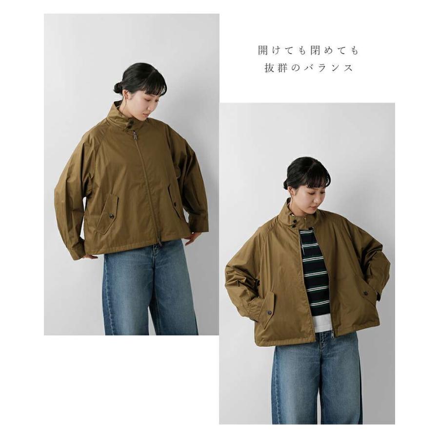 BARACUTA（バラクータ） コットンタイプライター スタンドカラー