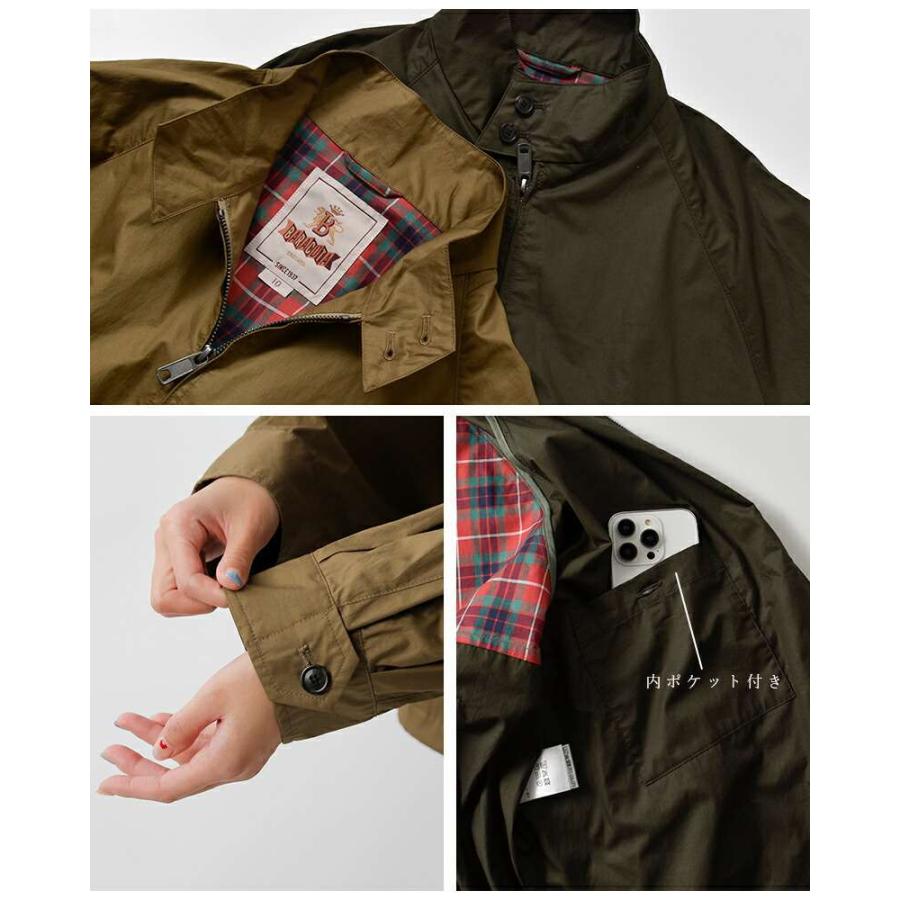 BARACUTA（バラクータ） コットンタイプライター スタンドカラー