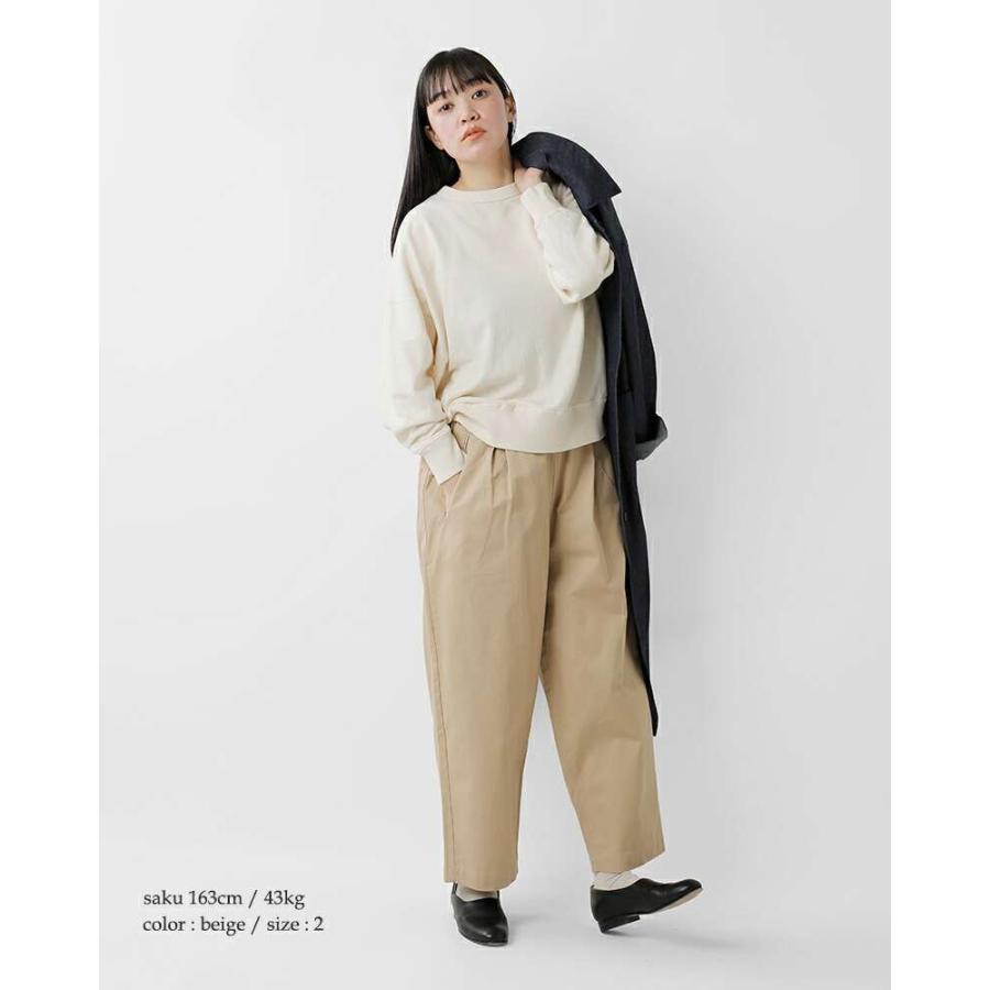 COMMENCEMENT（コメンスメント） コットン ワイド パンツ Wide pants c