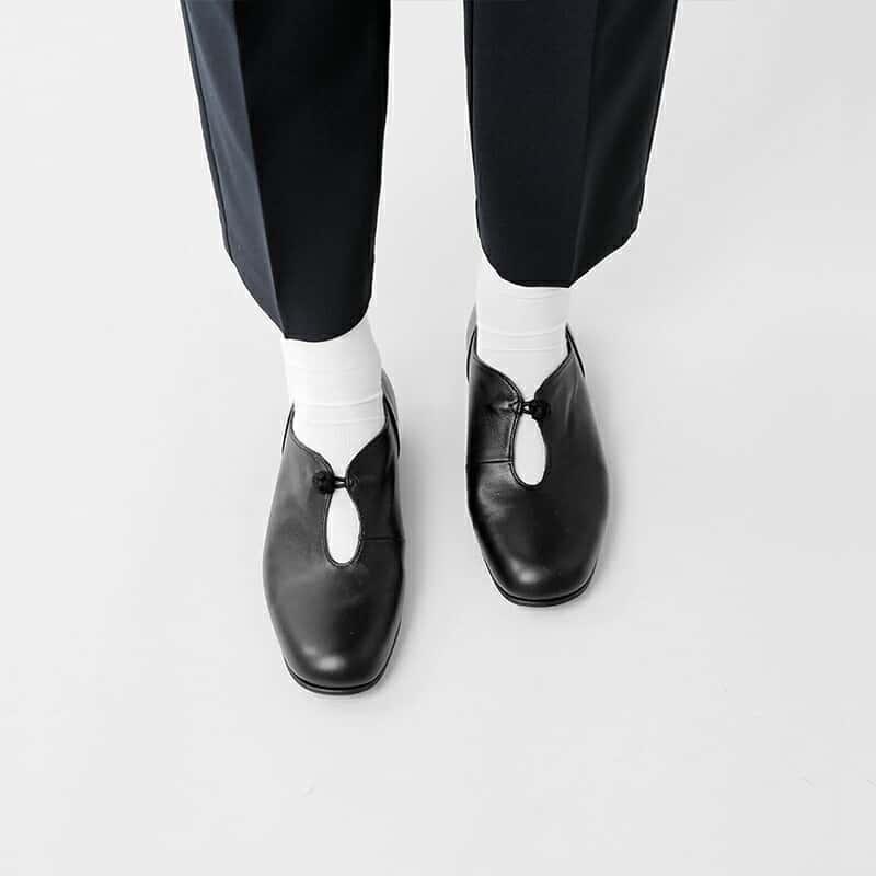 chausser（ショセ） レザー フラットシューズ c-2324 レディース