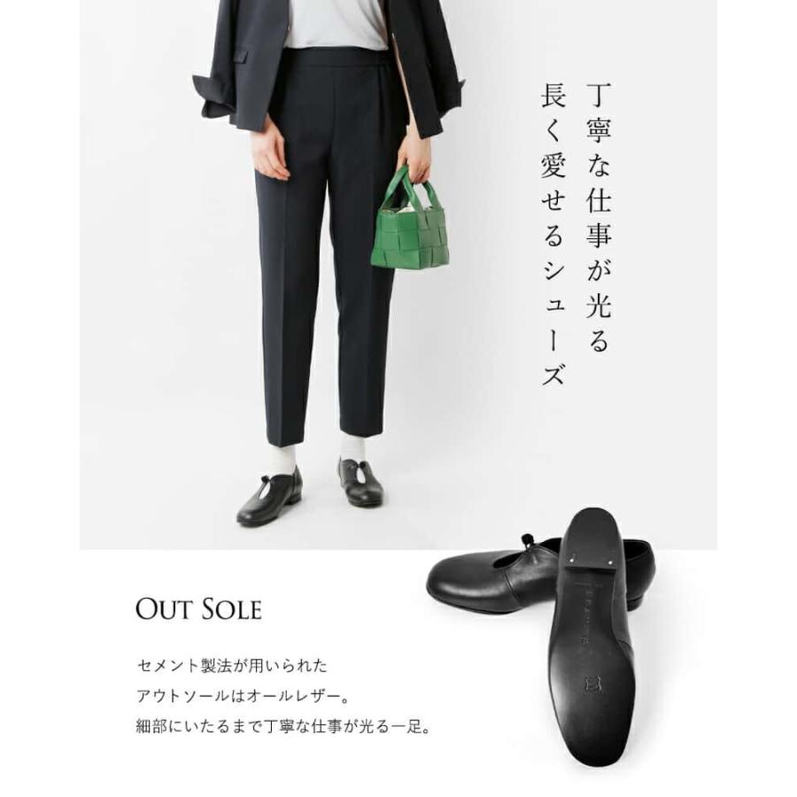 chausser（ショセ） レザー フラットシューズ c-2324 レディース