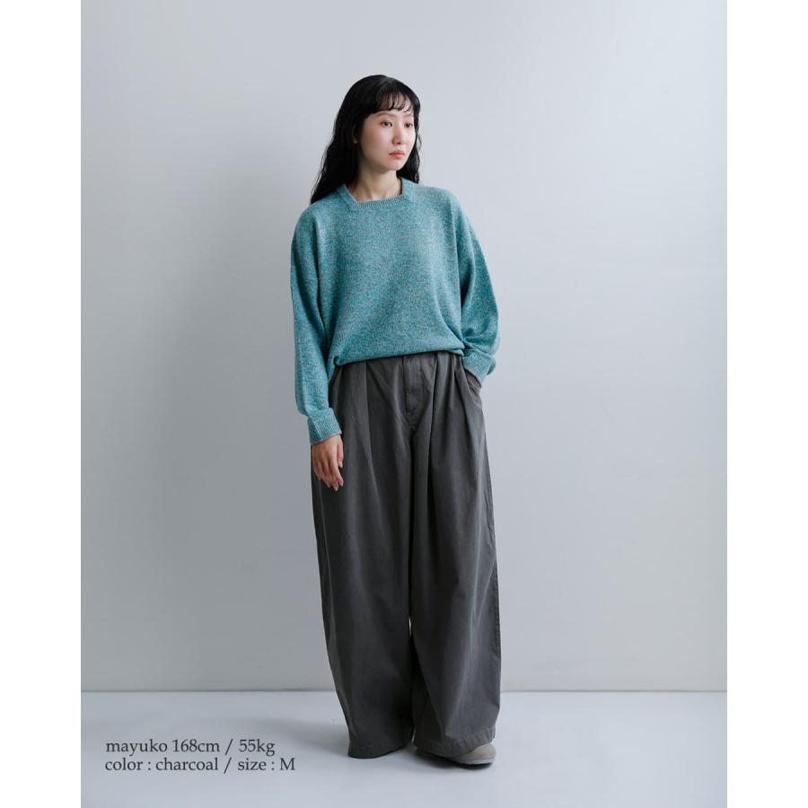 クロスアクロス CLOTH ACROSS コットン ビッグ チノパンツ BIG CHINO