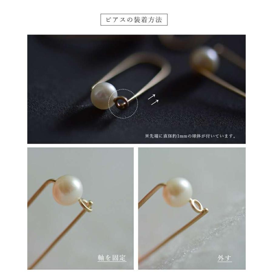 Carla Caruso】Dot and Chain Earrings SOURCE Carla Caruso / Double