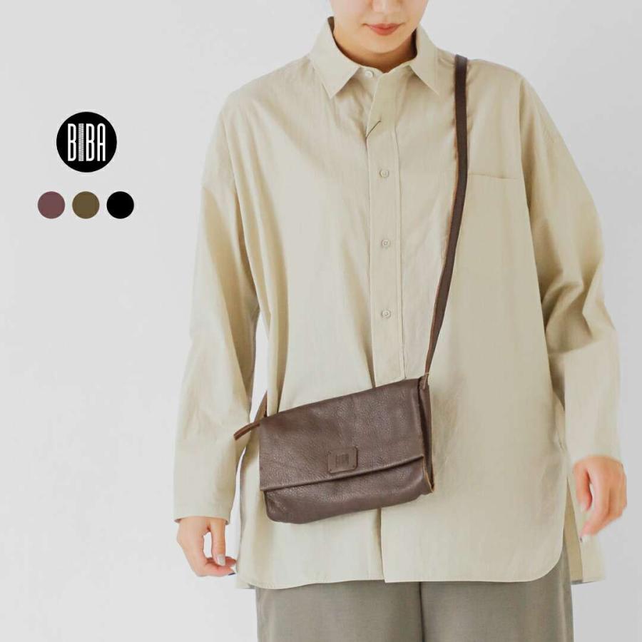 ビバ BIBA（ビバ） カウハイドレザー クロス フラップ バッグ CHESTER TB