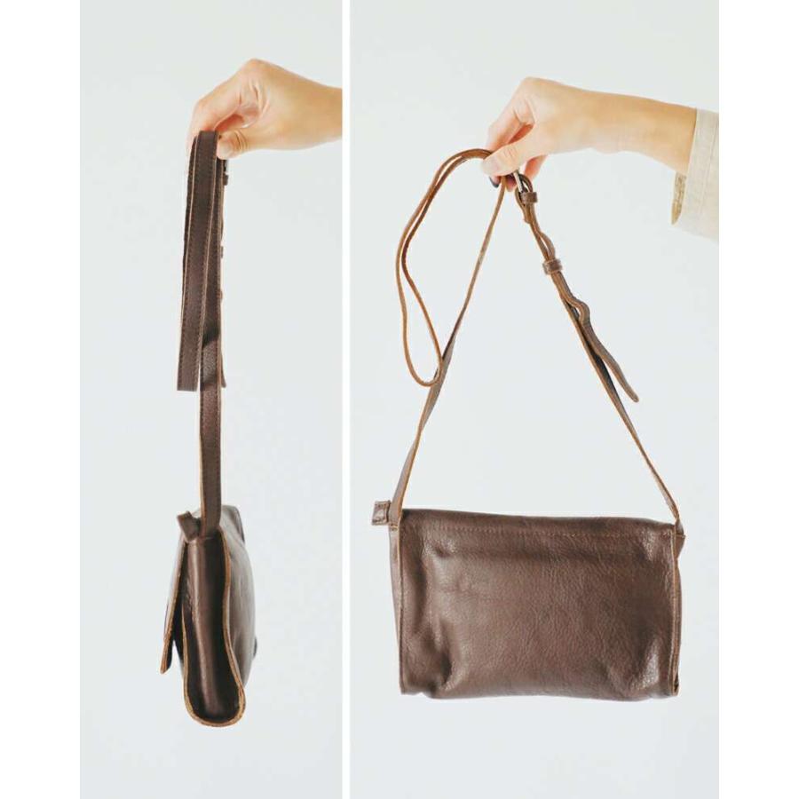 BIBA（ビバ） カウハイドレザー クロス フラップ バッグ CHESTER TB