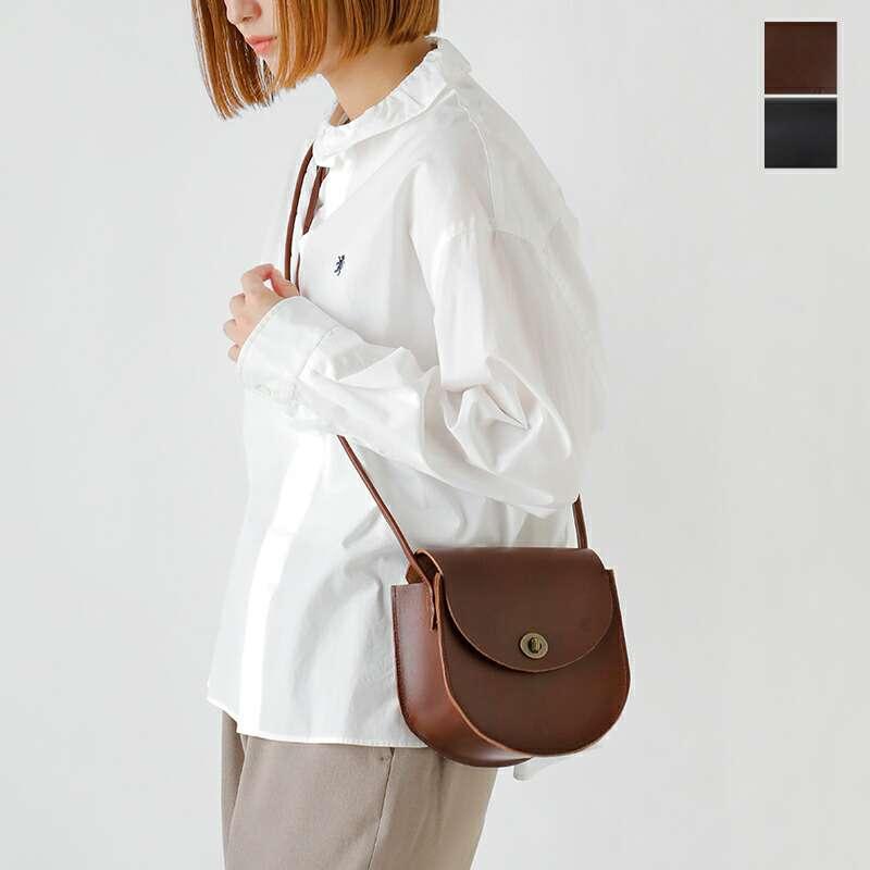 未使用級☆クレドラン CLEDRAN ハンドバッグ レザー 肩掛け日本製　サイエ CLEDRAN（クレドラン） カウレザー ラウンド ショルダー バッグ CINQ