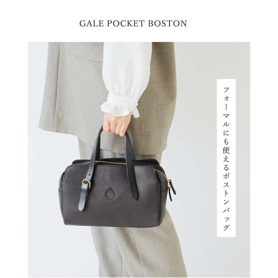CLEDRAN（クレドラン） カウレザー ポケット ボストン バッグ GALE cl