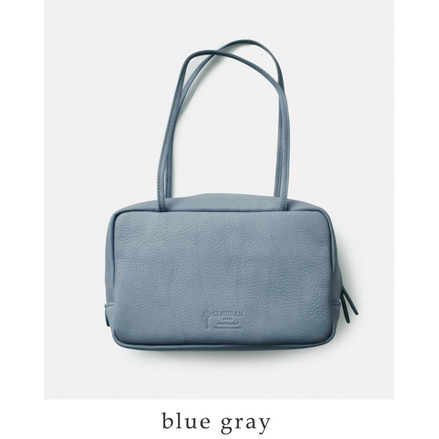 CLEDRAN（クレドラン） カウレザー スクエア ボストン バッグ NOUVE cl