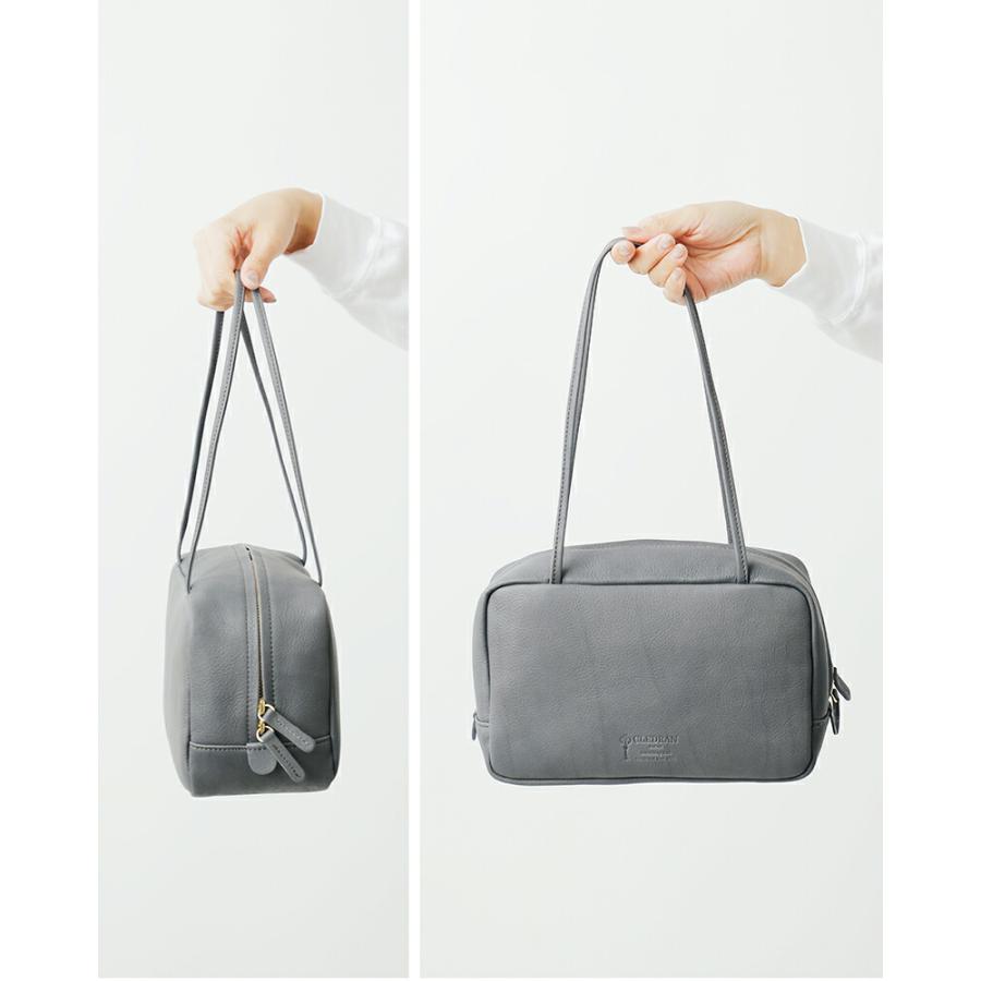 CLEDRAN（クレドラン） カウレザー スクエア ボストン バッグ NOUVE cl