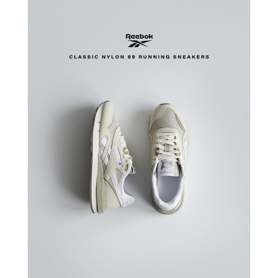 リーボック Reebok クラシックナイロン89 ランニング スニーカー CLASSIC NYLON 89 classic-nyl-89 レディース  春夏 2026ss新作の画像