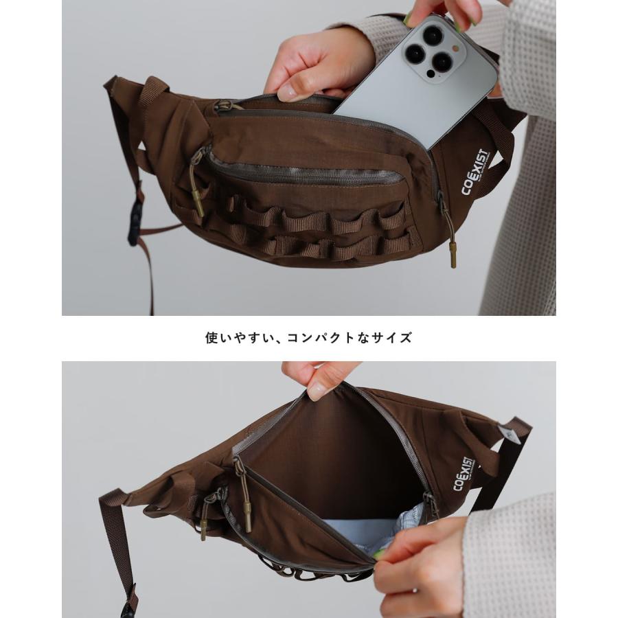 美品　CMF ウエストバッグ　ボディバッグ　コヨーテ シーエムエフアウトドアガーメント CMF OUTDOOR GARMENT ミニマル