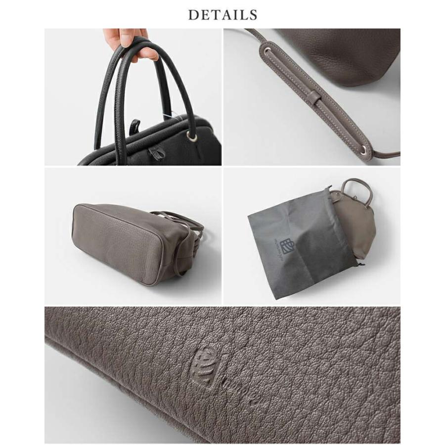 mononogu（モノノグ） カウレザー コキール シュリンク ボストン