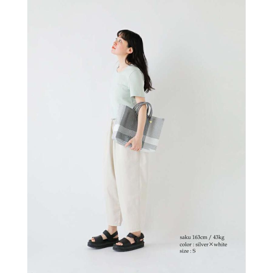 Letra レトラ ショート メルカドバッグ SHORT CROSS LINE かご