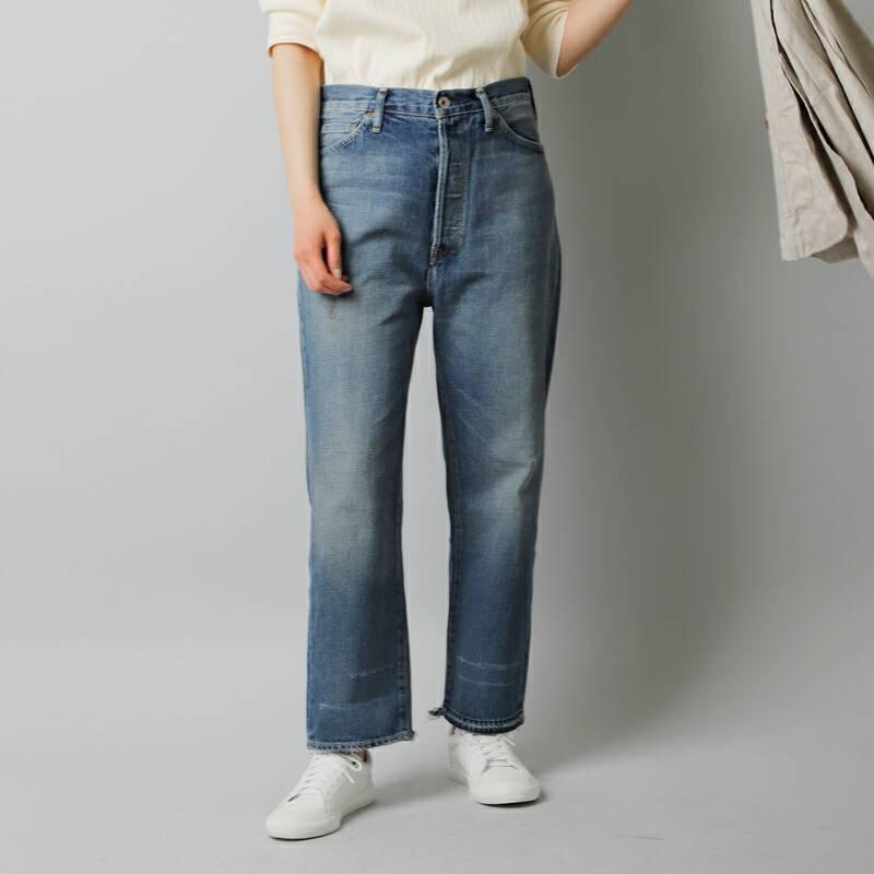 chimala チマラ セルヴィッチデニムワイドテーパードカットパンツ cs33 