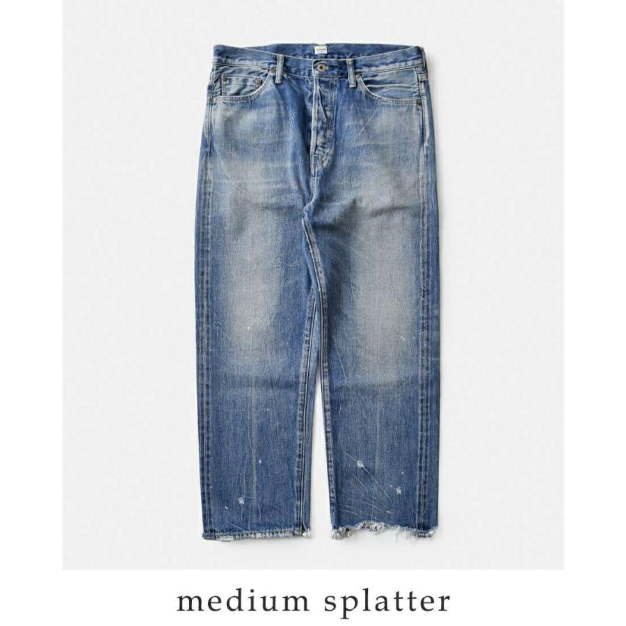 chimala チマラ セルヴィッチデニム USED加工 デニムパンツ chimala チマラ セルビッチ デニム モンローカット パンツ cs38