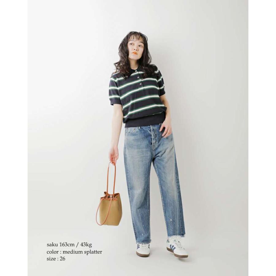 chimala チマラ セルビッチ デニム ワイド テーパード カット