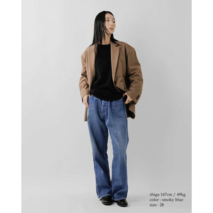 チマラ chimala  12oz ウエスト アジャスタブル デニム パンツ cs40-mp10a  ユニセックスの画像
