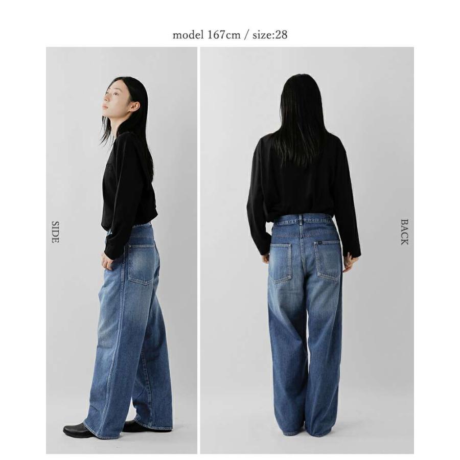 チマラ Chimala ファーマーズワークデニムパンツ 大人気 レア chimala(チマラ)】WAIST ADJUSTABLE DENIM PANTS*indigo