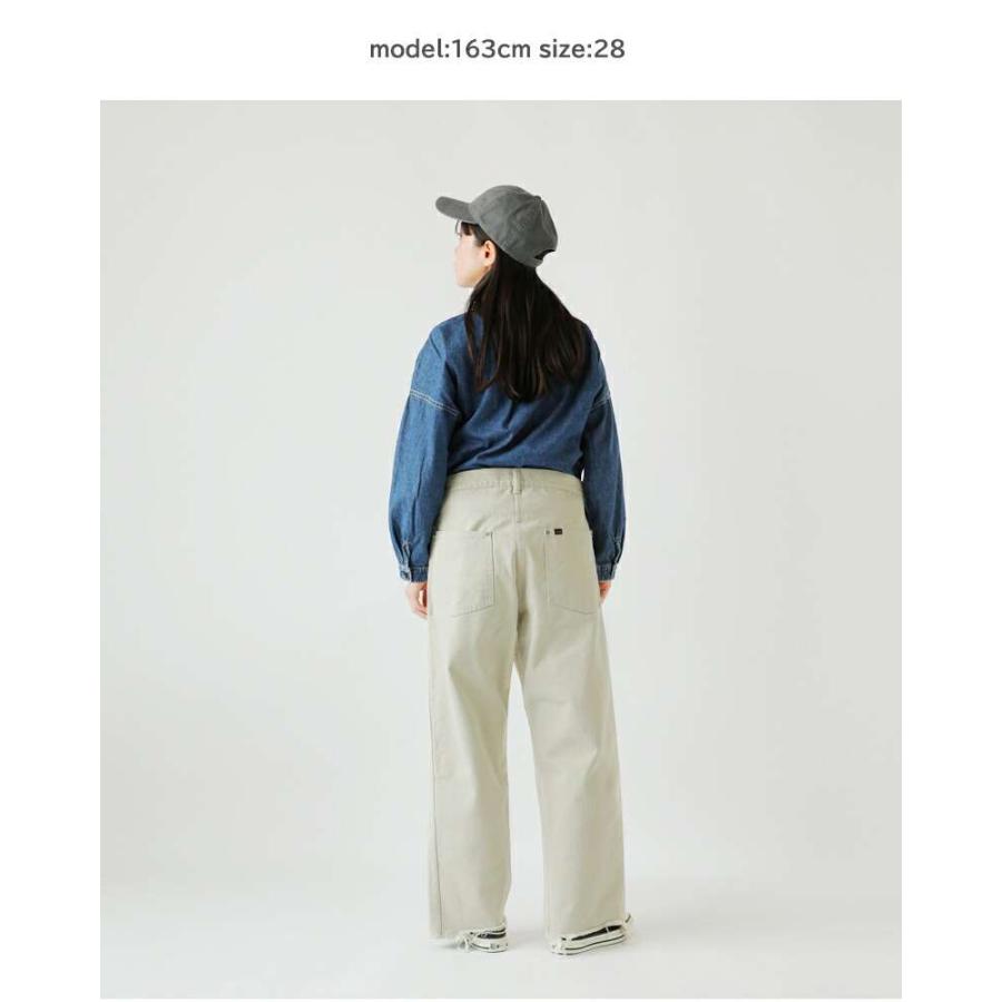 chimala（チマラ） アイボリードリル ウエスト アジャスタブル デニム