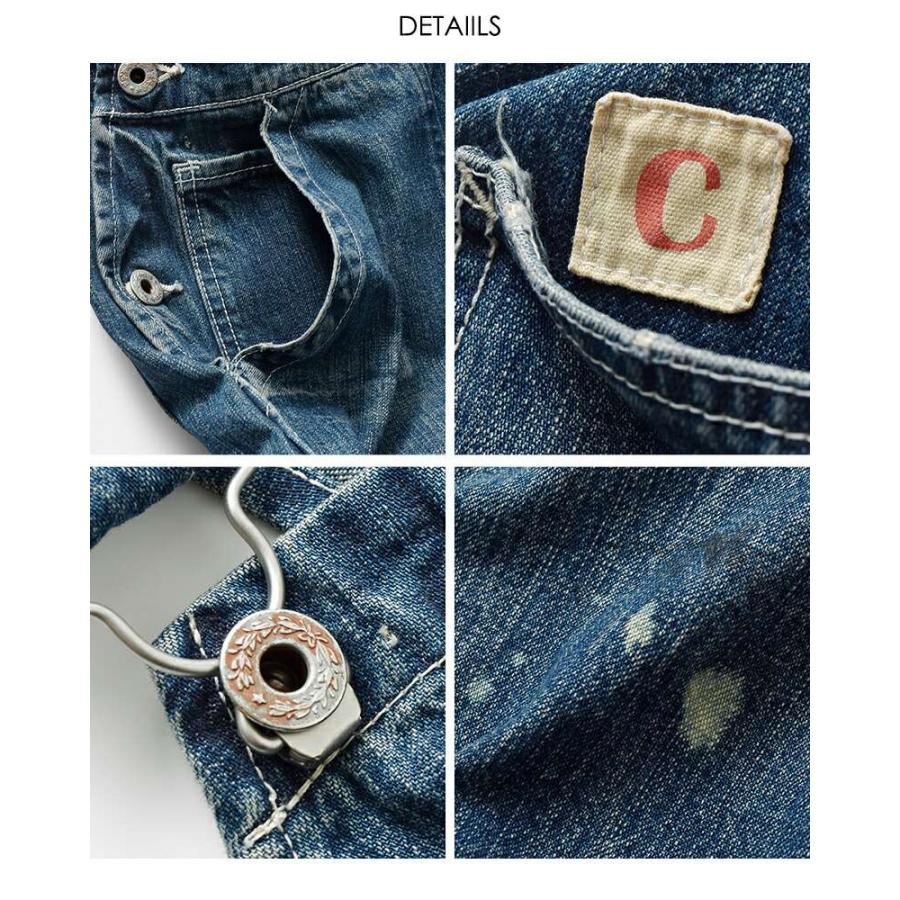 chimala（チマラ） アモスケイグ セルビッチ デニム オーバーオール