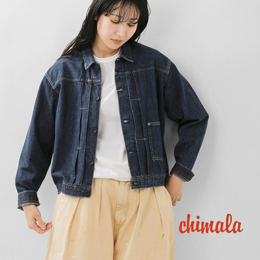 chimala（チマラ） アモスケイグデニム トラックジャケット cs41-jt12