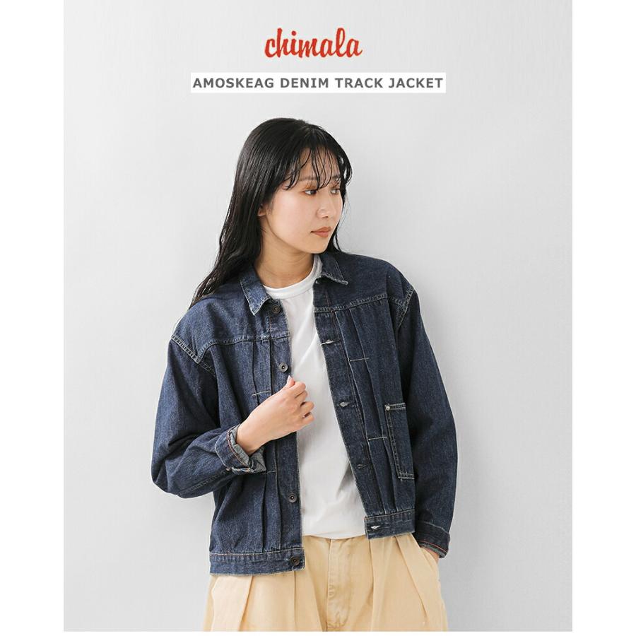 chimala（チマラ） アモスケイグデニム トラックジャケット cs41-jt12
