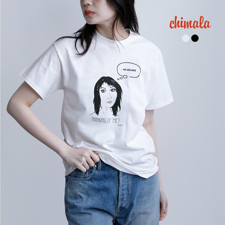 chimala（チマラ） ギルダン Tシャツ GIRL NO FEELINGS cs41-k005cml