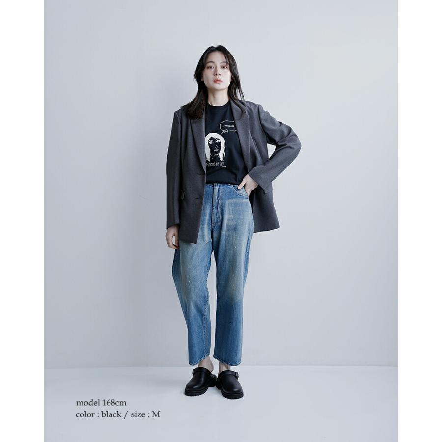 chimala（チマラ） ギルダン Tシャツ GIRL NO FEELINGS cs41-k005cml