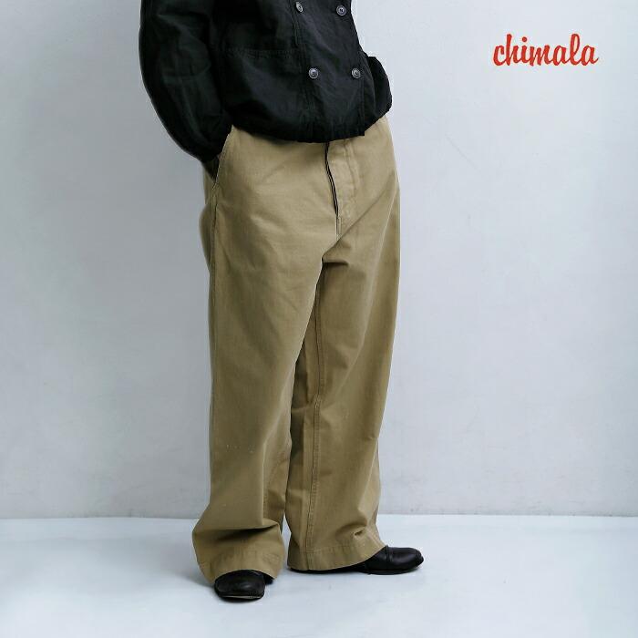chimala（チマラ） chimala aranciato別注 USアーミー チノ トラウザー