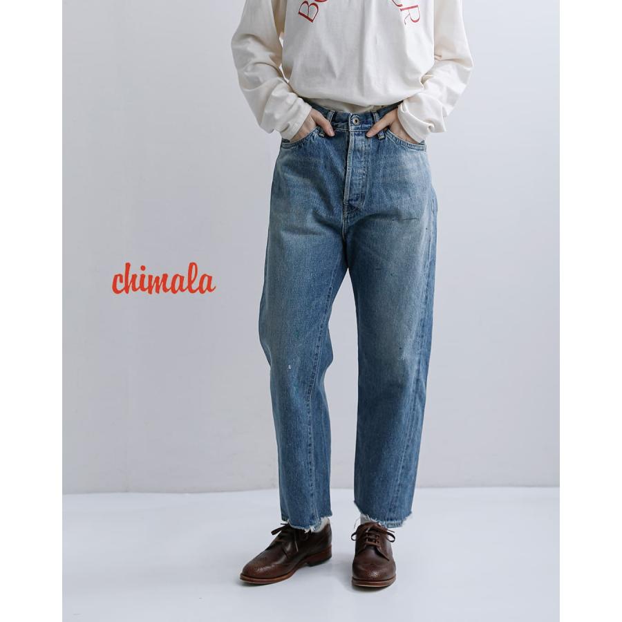 チマラ chimala  セルビッチデニム ワイドテーパードパンツ cs41-wp01a レディース  春夏 2026ss新作の画像