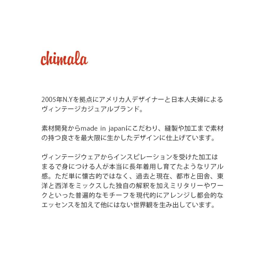 チマラ chimala  セルビッチデニム ワイドテーパードパンツ cs41-wp01a レディース  春夏 2026ss新作の画像