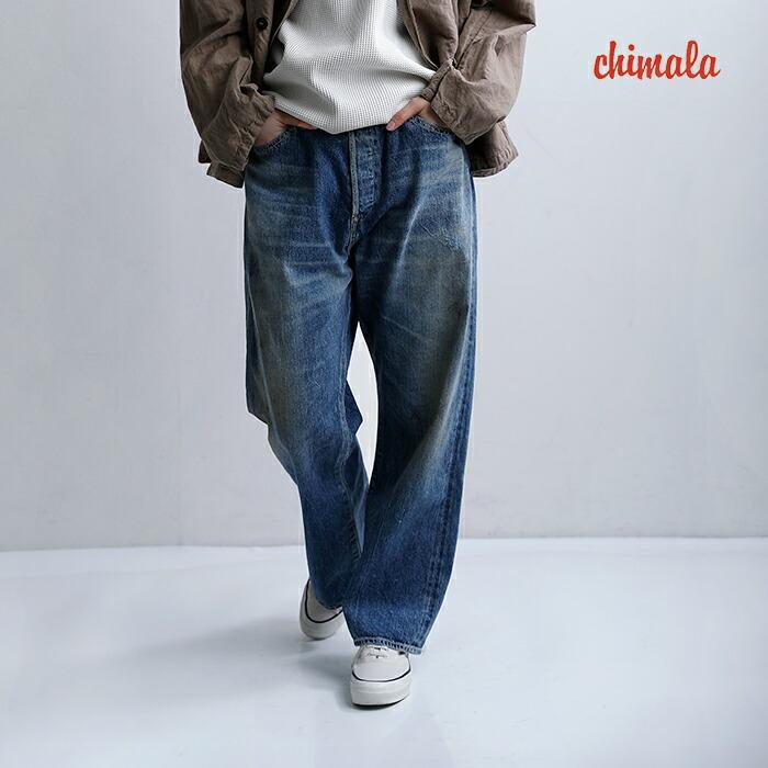 chimala（チマラ） セルビッチデニム バギーカットパンツ cs41-wp03