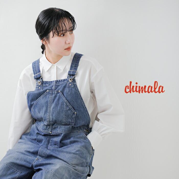 chimala（チマラ） ダブル幅デニム オーバーオール cs41-wp09
