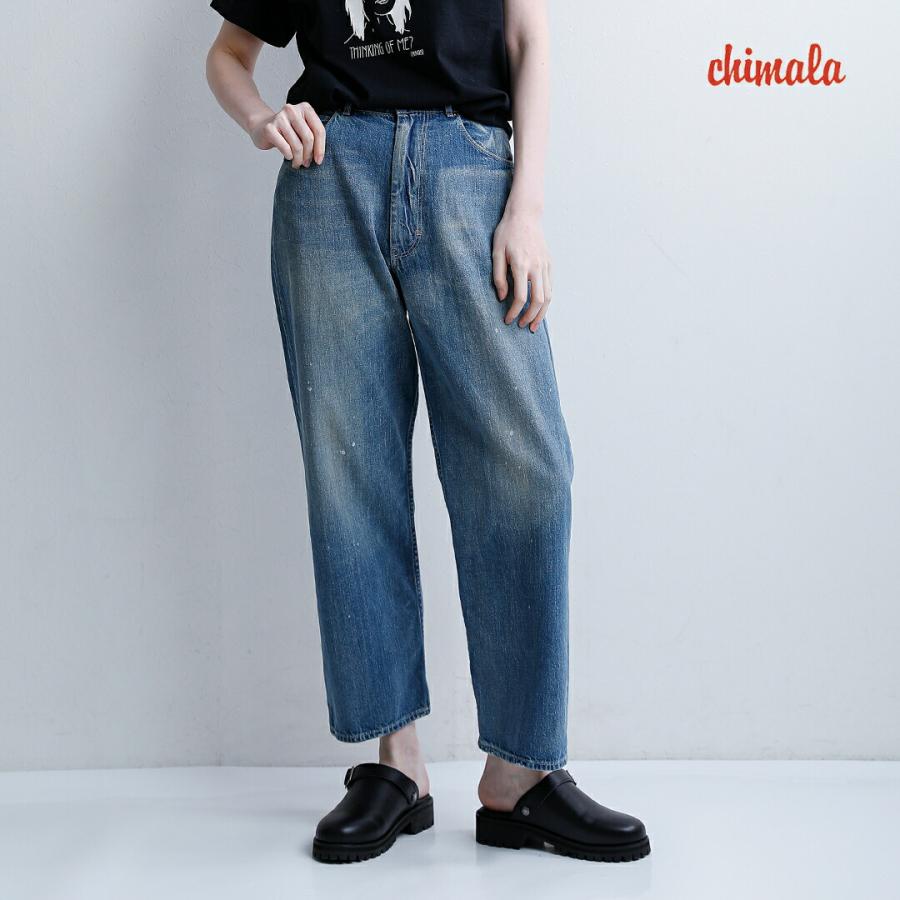 チマラ　セルビッチデニム　ランチパンツ　サイズ30 chimala（チマラ） セルビッチデニム ランチパンツ cs41-wp12